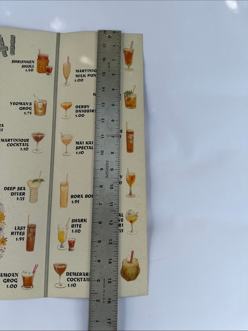 VTG 1957 Mai-Kai Tiki Restaurant Cocktail Menu Fort Lauderdale First Edition - Picture 6 of 12